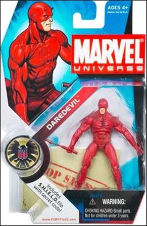 Marvel Universe (Series 1) figure 008 Daredevil (Red Costume)