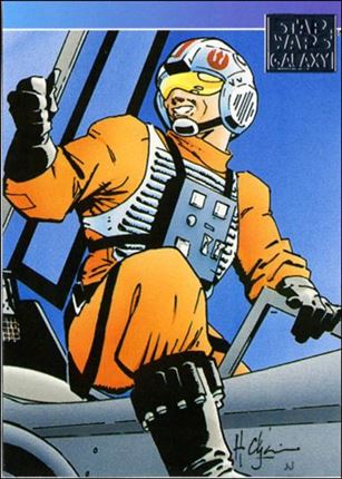 Star Wars Galaxy: Series 1 (Factory Base Set) card 87 Howard Chaykin