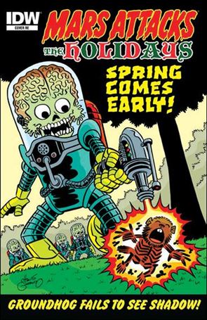 Mars Attacks the Holidays issue nn-E Chris Giarrusso New York Comic Con Cover