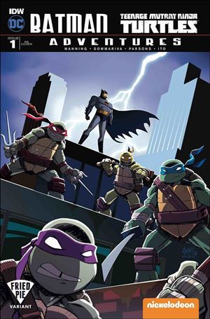 Batman/Teenage Mutant Ninja Turtles Adventures issue 1-H Tony Fleecs Fried Pie Cover