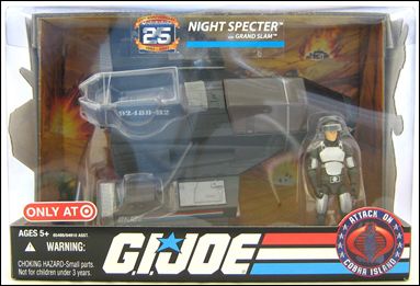 G.I. Joe 25th Anniversary Vehicles figure 5 Night Specter (with Grand Slam)