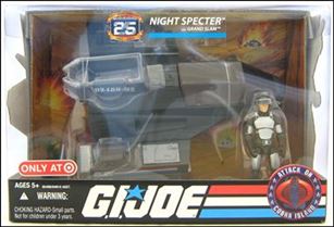G.I. Joe 25th Anniversary Vehicles figure 5 Night Specter (with Grand Slam)