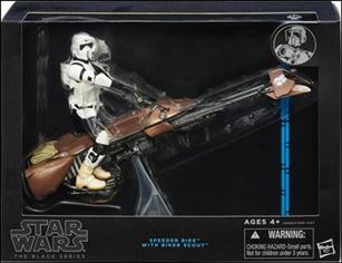 Star Wars: The Black Series (Deluxe) figure 2 Speeder Bike with Biker Scout