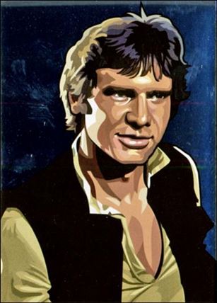 Star Wars Galaxy: Series 5 (Foil Subset) card 6 Han Solo Silver Foil