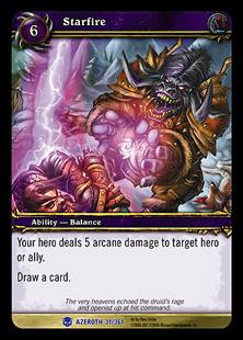 World of Warcraft: Heroes of Azeroth (Base Set) card 31 Starfire