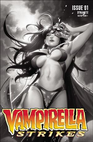 Vampirella Strikes (2022) issue 1-S Stephen Segovia 1:30 Black & White Cover