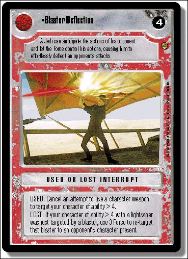 Star Wars: Jabba's Palace Limited (Base Set) card 165 Blaster Deflection