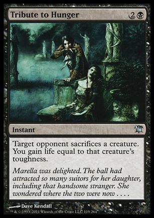 Magic the Gathering: Innistrad (Base Set) card 119 Tribute to Hunger