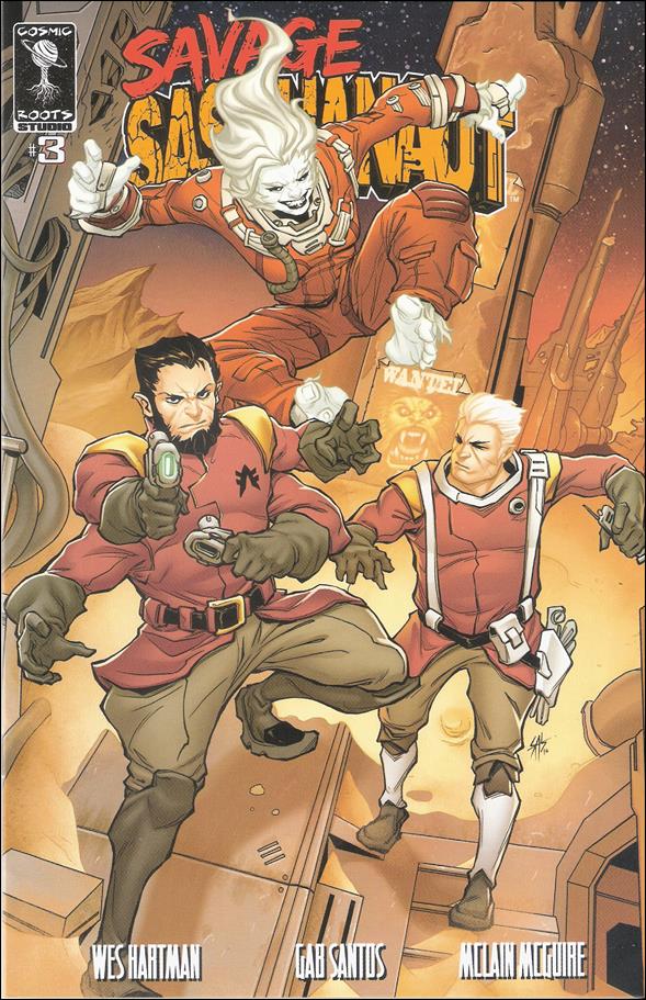 Savage Sasquanaut issue 3 Gab Santos Connecting Cover