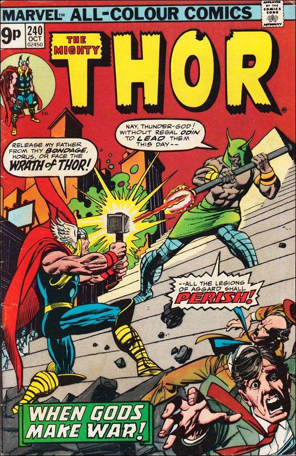 Thor (1966) issue 240-B UK Price Cover