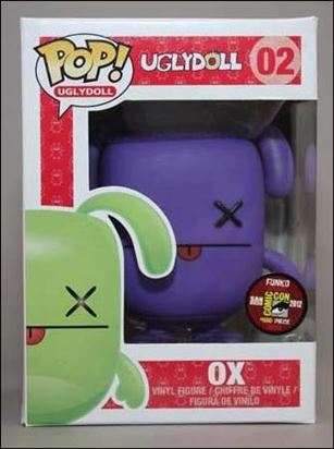 Pop! Uglydoll figure 2-C Ox (Purple 2012 SDCC)