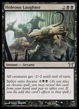 Magic the Gathering: Champions of Kamigawa (Base Set) card 115 Hideous Laughter