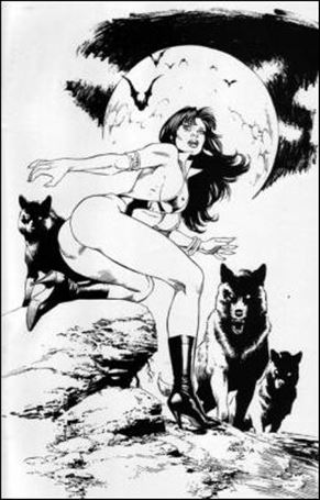 Vampirella Quarterly issue 1.2-D Lan Medina Black and White Virgin Cover 1/500