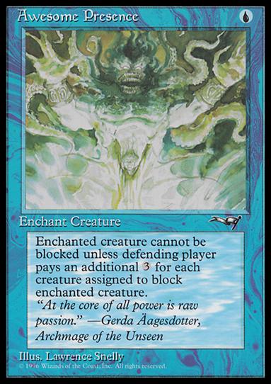 Magic the Gathering: Alliances (Base Set) card 23 Awesome Presence