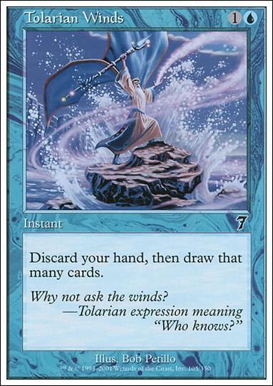 Magic the Gathering: 7th Edition (Base Set) card 105 Tolarian Winds