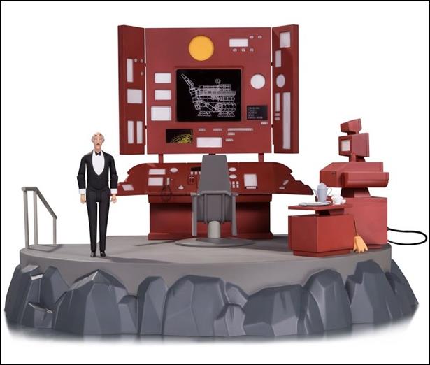 Batman Animated (Deluxe) figure 4 Batcave with Alfred