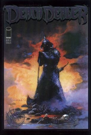 Frank Frazetta's Death Dealer (2007) issue 3-D Frank Frazetta Cover Silver Foil Logo