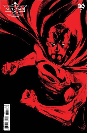 Knight Terrors: Superman issue 1-D Dustin Nguyen Midnight Cardstock Cover