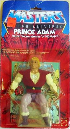 Masters of the Universe (Original Series) Basic Action Figures figure 22 Prince Adam