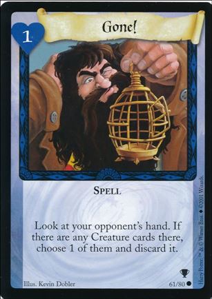 Harry Potter: Quidditch Cup (Base Set) card 61 Gone!
