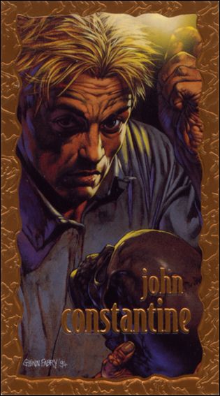 Vertigo Trading Cards (Gold Foil-Enhanced Bonus Subset) card II John Constantine (Embossed Gold Foil)