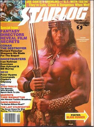 Starlog issue 85 Gatefold Photo Cover