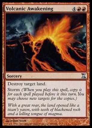 Magic the Gathering: Time Spiral (Base Set) card 186 Volcanic Awakening