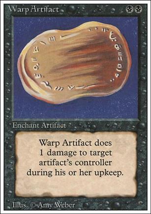 Magic the Gathering: Revised (Base Set) card 135 Warp Artifact