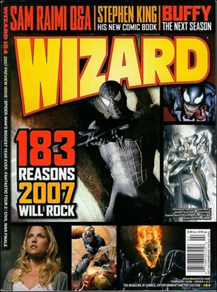 Wizard: The Magazine of Comics, Entertainment and Pop Culture issue 184 Montage Cover