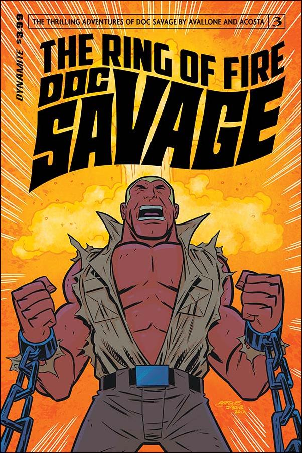 Doc Savage: The Ring of Fire issue 3-B Anthony Marques Cover