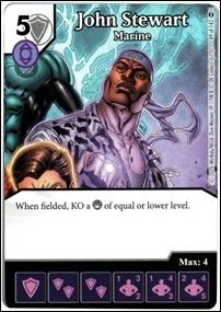DC Comics Dice Masters War of Light card 49 John Stewart: Marine