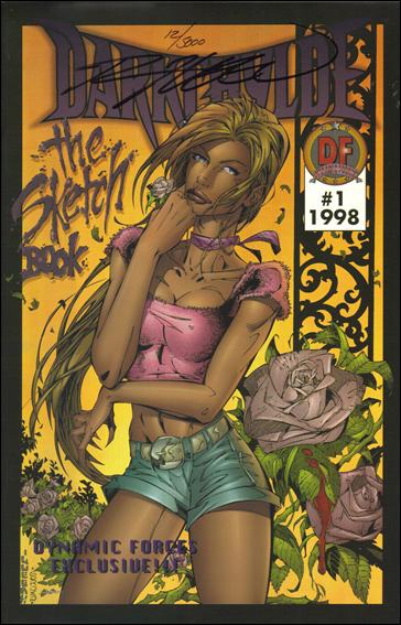 Darkchylde Sketchbook issue 1-D Darkchrome Fan Club Cover (signed by Queen) 1/5000