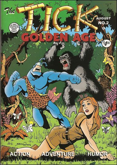 Tick's Golden Age Comic issue 2-B Ferociously Heroic Cover