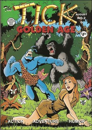 Tick's Golden Age Comic issue 2-B Ferociously Heroic Cover