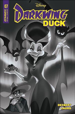 Darkwing Duck (2023) issue 7-G Leirix Li 1:10 B&W Cover