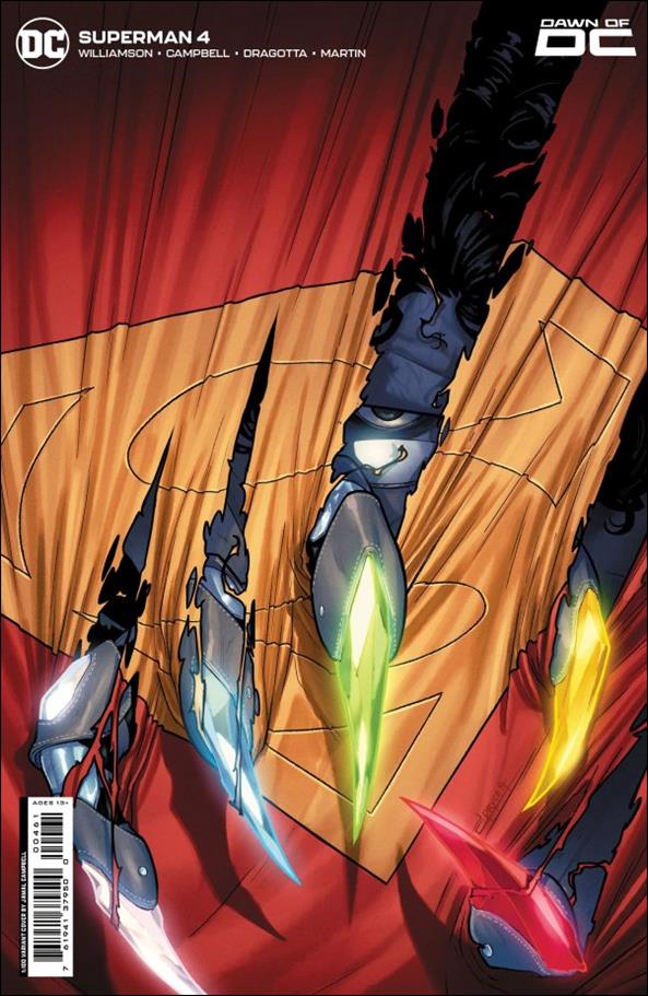 Superman (2023) issue 4-G Jamal Campbell 1:100 Foil Cover