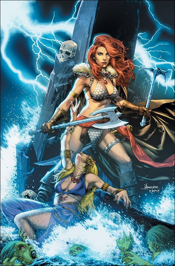 Red Sonja (2021) issue 2-P Jay Anacleto Virgin Cover