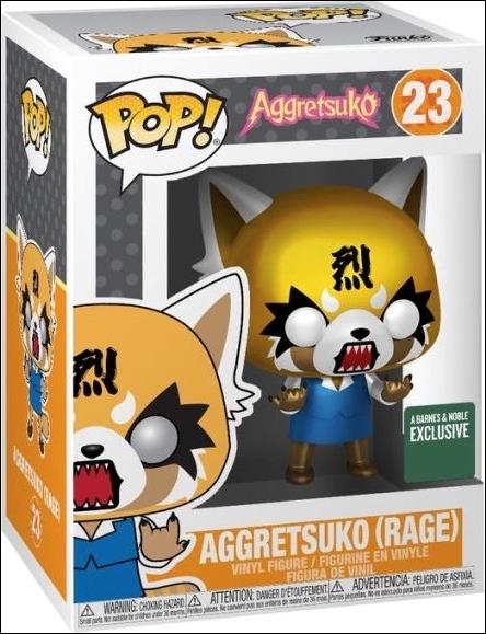 POP! Sanrio figure 23-B Aggretsuko (Rage) (Metallic) Barnes & Noble