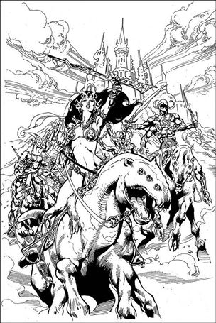 Dejah Thoris (2019) issue 6-I Roberto Castro 1:11 Black & White Virgin Cover
