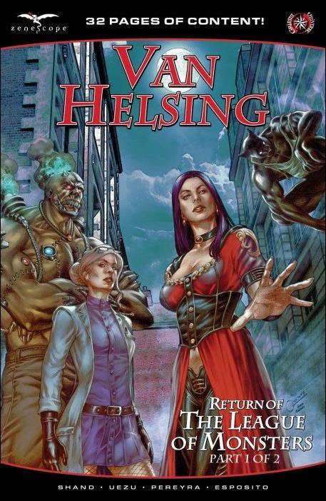 Van Helsing: Return of the League of Monsters issue 1-B Geebo Vigonte Cover