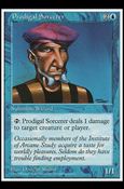 Magic the Gathering: 5th Edition (Base Set) card 112 Prodigal Sorcerer