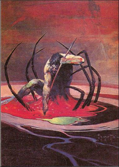 Frazetta (Base Set) card 24 Spiderman