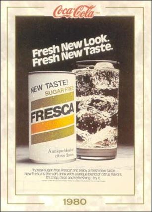 Coca-Cola Collection Series 1 (Base Set) card 83 Fresca Advertisement