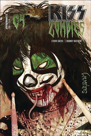 Kiss Zombies issue 4 Arthur Suydam Cover