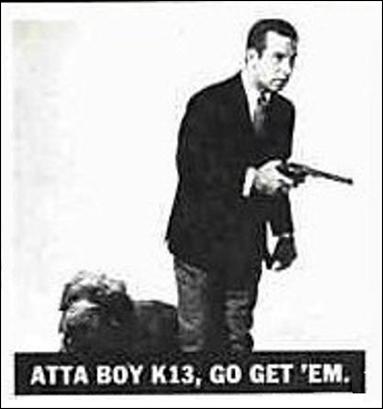 Get Smart (Base Set) card 24 Atta Boy K13, Go Fet 'Em.