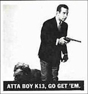 Get Smart (Base Set) card 24 Atta Boy K13, Go Fet 'Em.