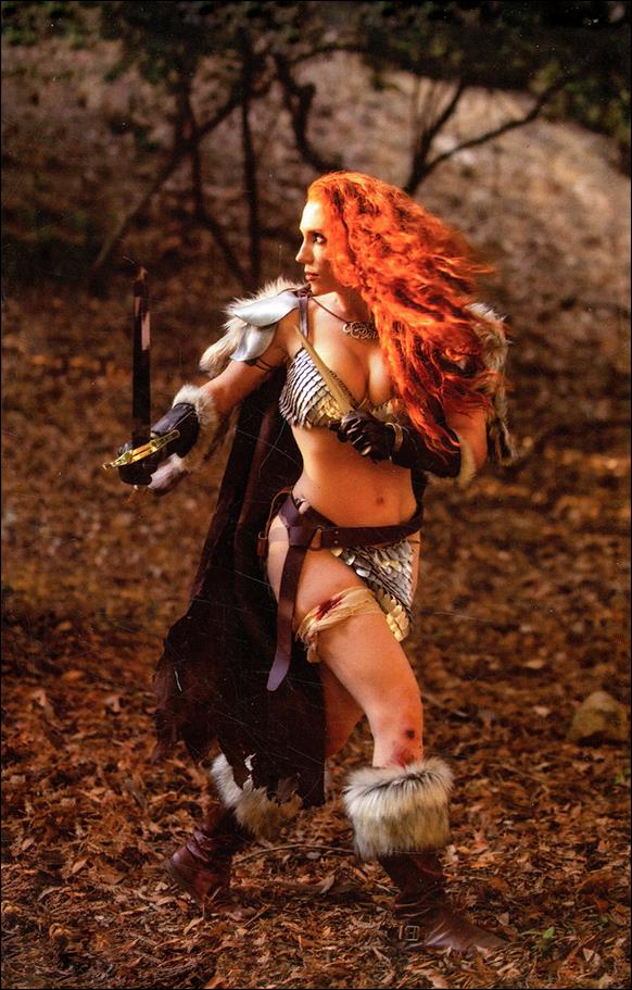 Red Sonja: Red Sitha issue 1-O 1:30 Virgin Cosplay Photo Cover