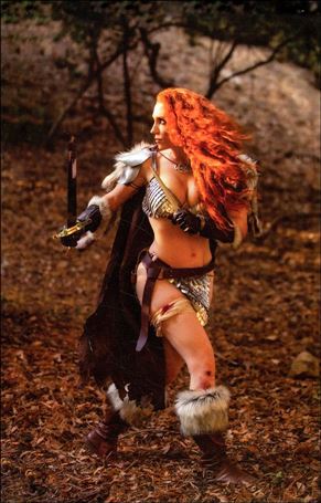 Red Sonja: Red Sitha issue 1-O 1:30 Virgin Cosplay Photo Cover