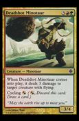 Magic The Gathering: Alara Reborn (Base Set) card 52 Deadshot Minotaur