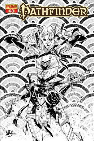 Pathfinder issue 5-F Matteo Scalera 1:25 Black & White Cover